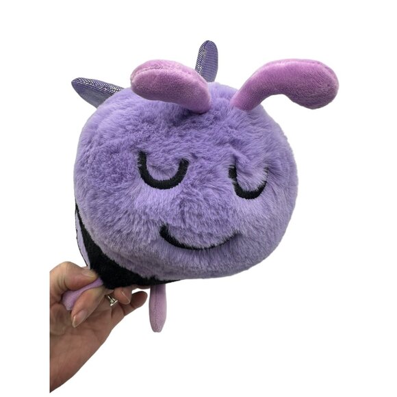 Hello Bello Purple‎ Black Bee Inset Plush Stuffed Animal 14" - Picture 1 of 7
